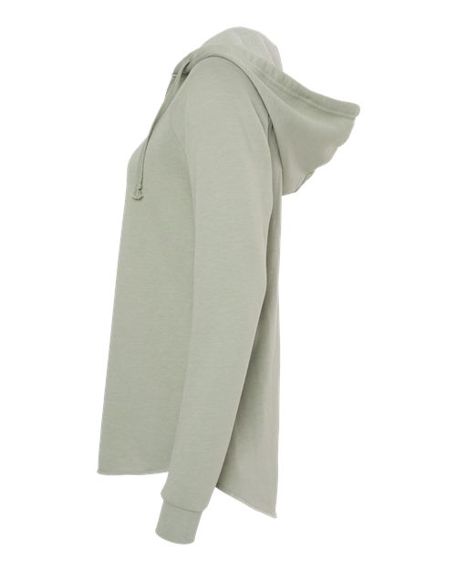 Independent Trading Co. PRM2500, Women’s Lightweight California Wave Wash Hooded Sweatshirt, Sage