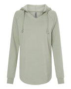 Independent Trading Co. PRM2500, Women’s Lightweight California Wave Wash Hooded Sweatshirt, Sage