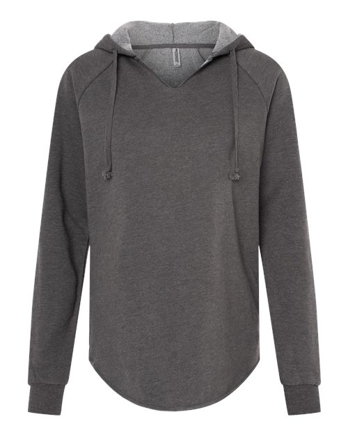 Independent Trading Co. PRM2500, Women’s Lightweight California Wave Wash Hooded Sweatshirt, Shadow