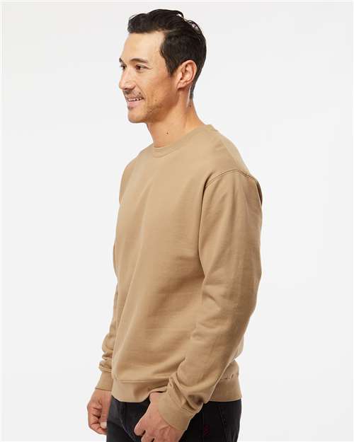 Independent Trading Co. SS3000, Unisex Midweight Crewneck Sweatshirt, Sandstone