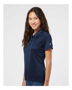 Adidas A325, Women's 3-stripes Shoulder Polo, Collegiate Navy/ White