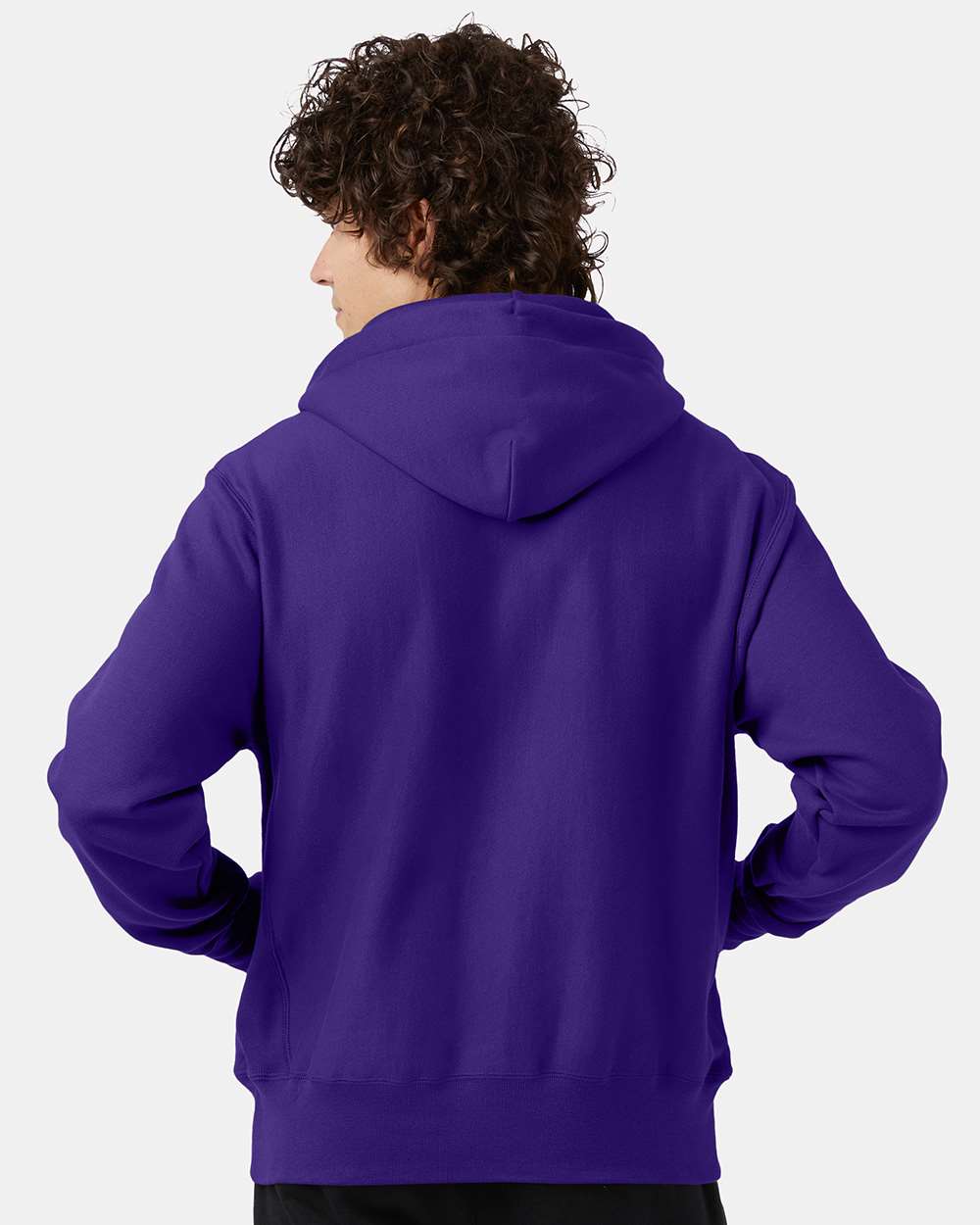 Champion S101, Unisex Reverse Weave Hooded Sweatshirt, Purple