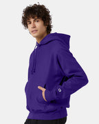 Champion S101, Unisex Reverse Weave Hooded Sweatshirt, Purple