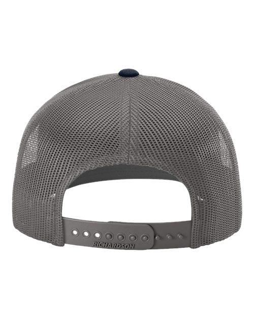 Richardson 112, Snapback Trucker Cap, Navy/ Charcoal