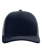 Richardson 112, Snapback Trucker Cap, Navy/ Charcoal
