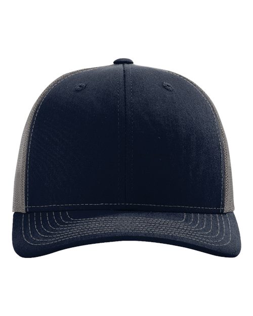 Richardson 112, Snapback Trucker Cap, Navy/ Charcoal