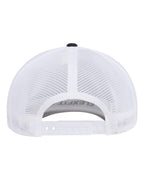 Flexfit 110M, 8128 110 Mesh-back Cap, Black/ White