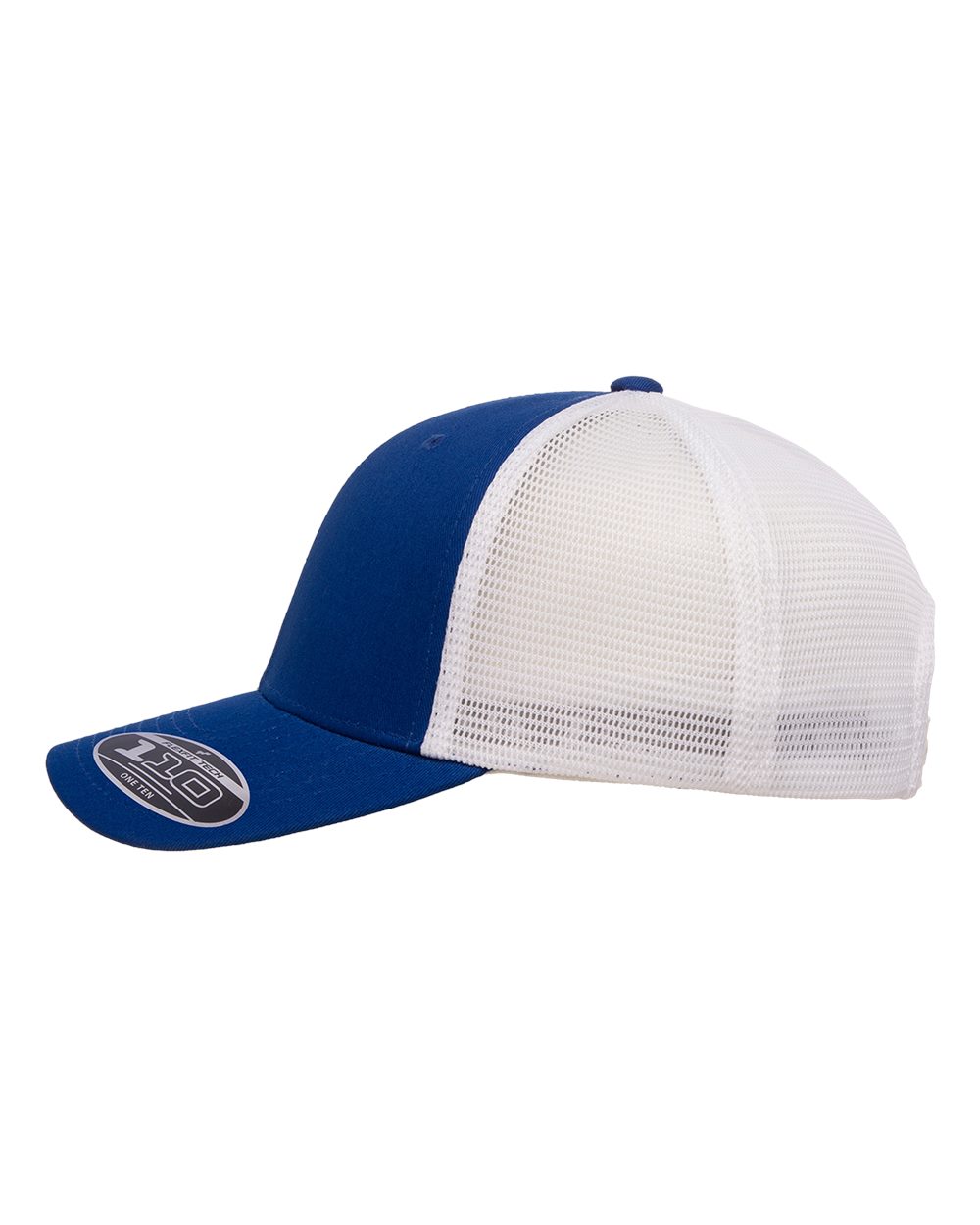 Flexfit 110M, 8128 110 Mesh-back Cap, Royal/ White