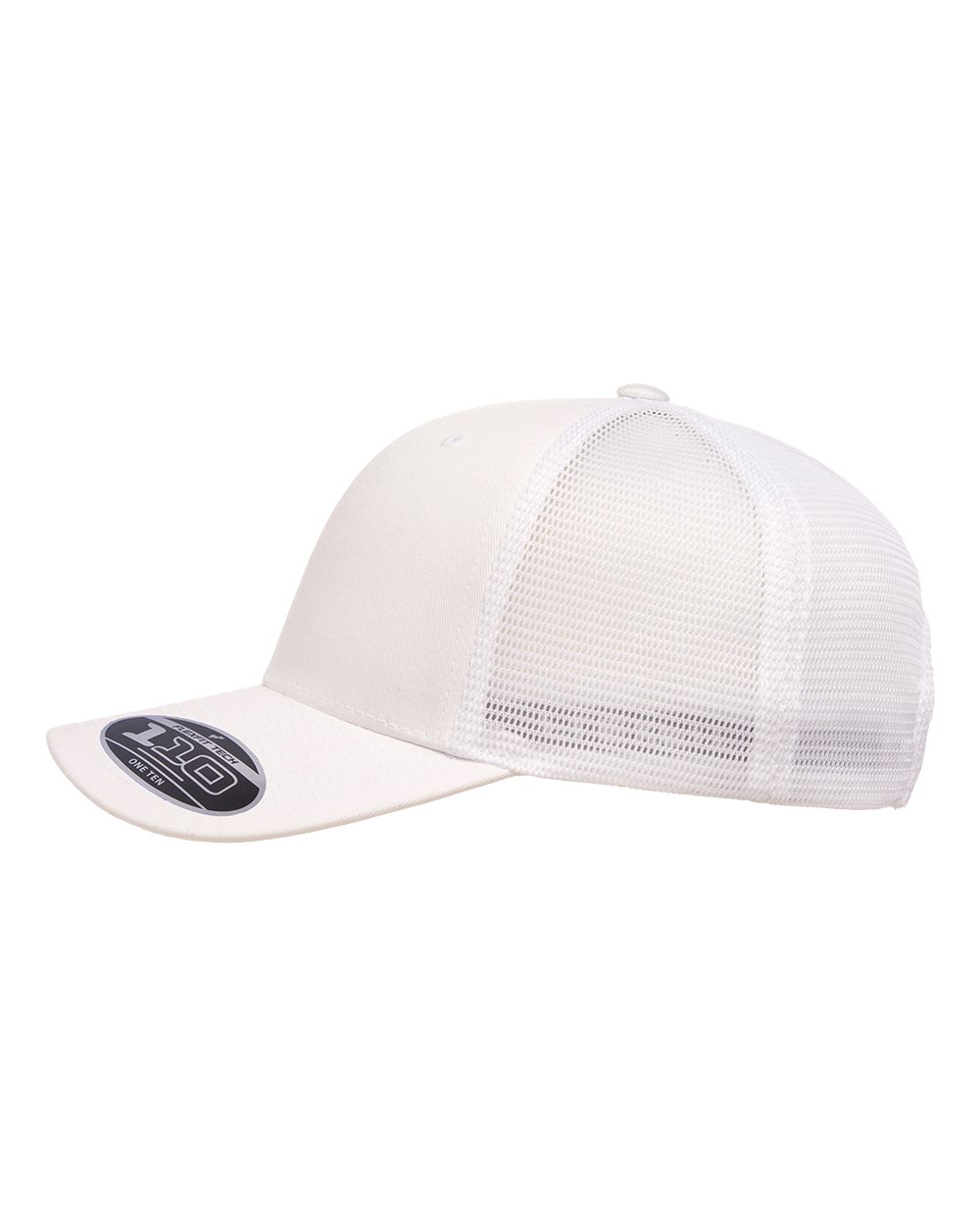 Flexfit 110M, 8128 110 Mesh-back Cap, White