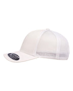 Flexfit 110M, 8128 110 Mesh-back Cap, White