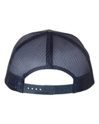 Richardson 112FP, Five-panel Trucker Cap, Ombre Blue/ Navy