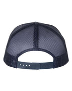 Richardson 112FP, Five-panel Trucker Cap, Ombre Blue/ Navy