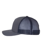 Richardson 112FP, Five-panel Trucker Cap, Ombre Blue/ Navy