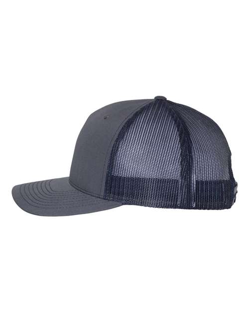 Richardson 112FP, Five-panel Trucker Cap, Ombre Blue/ Navy