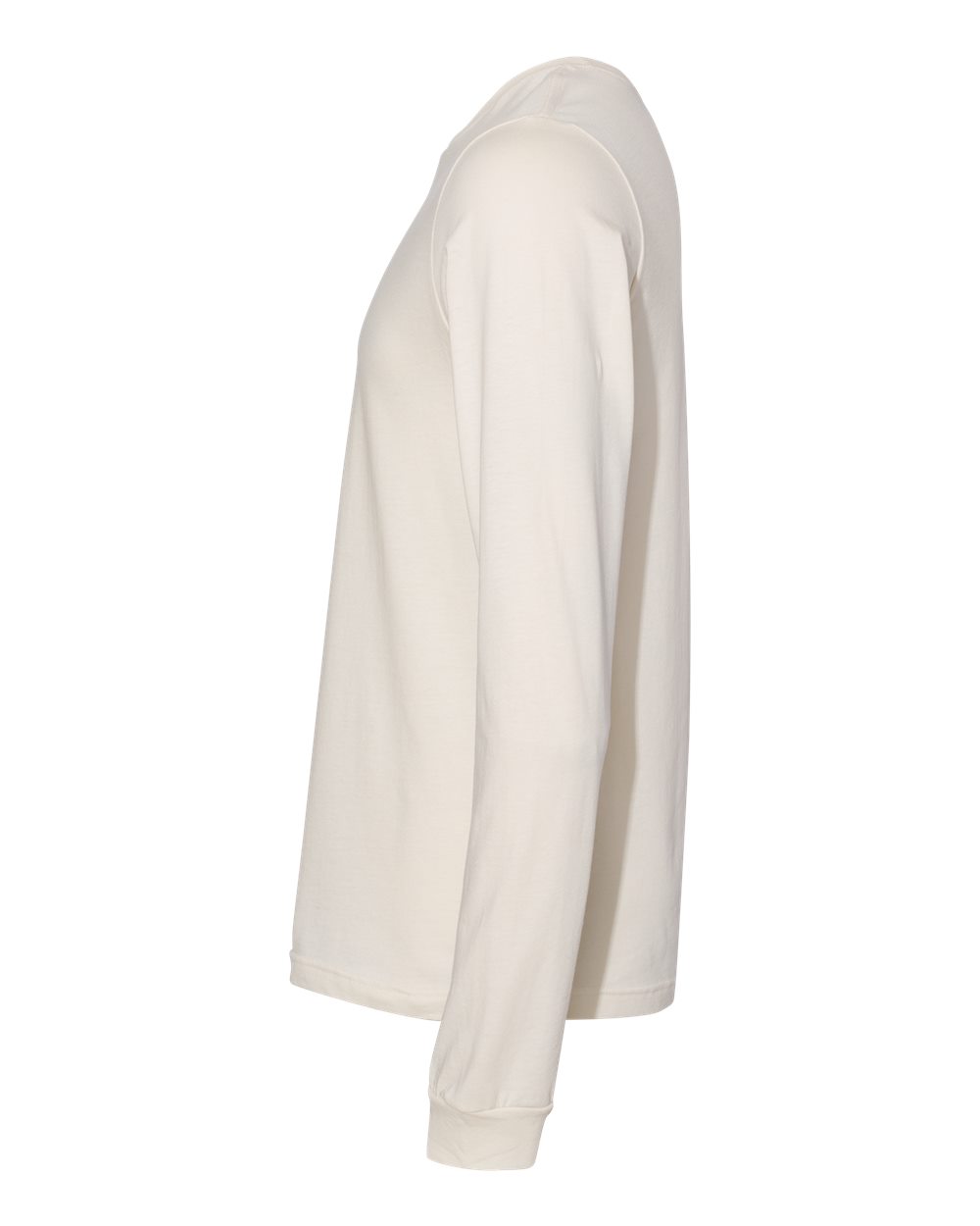 BELLA + CANVAS 3501, T-Shirts - Long Sleeve, Natural