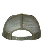 YP Classics 6006, Classic Five-panel Trucker Cap, Multicam Tropic/ Green