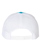 YP Classics 6606, Retro Trucker Cap, Turquoise/ White