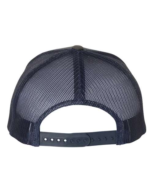 YP Classics 6606, Retro Trucker Cap, Charcoal/ Navy