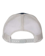 YP Classics 6606, Retro Trucker Cap, Navy/ Silver