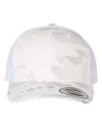 YP Classics 6606, Retro Trucker Cap, Multicam Alpine/ White