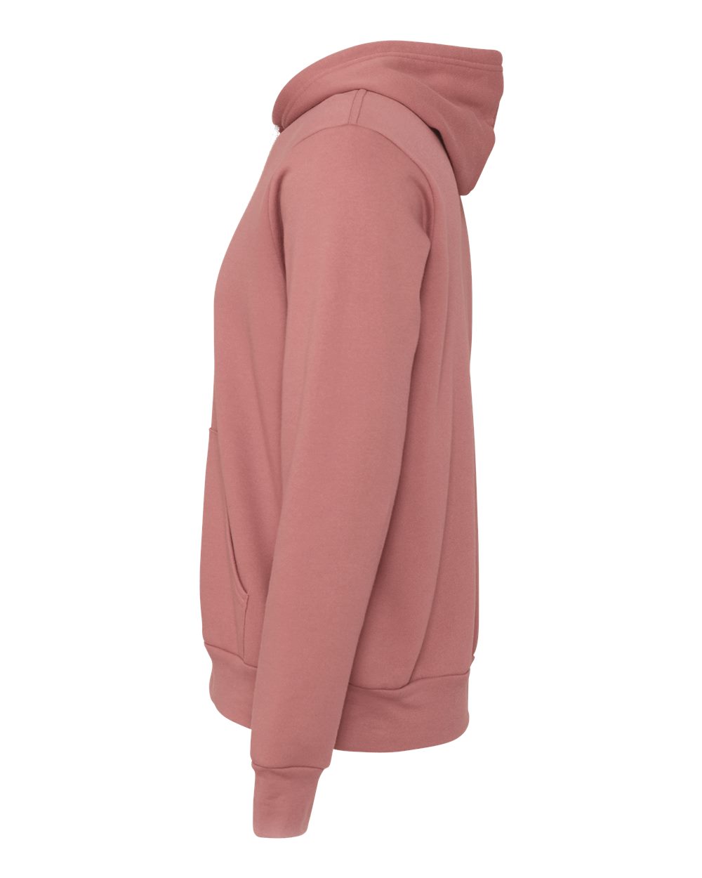 BELLA + CANVAS 3719, Fleece - Premium - Hood, Mauve