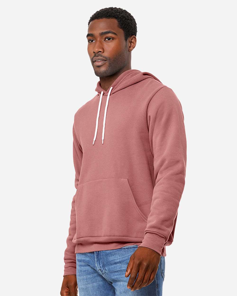 BELLA + CANVAS 3719, Fleece - Premium - Hood, Mauve