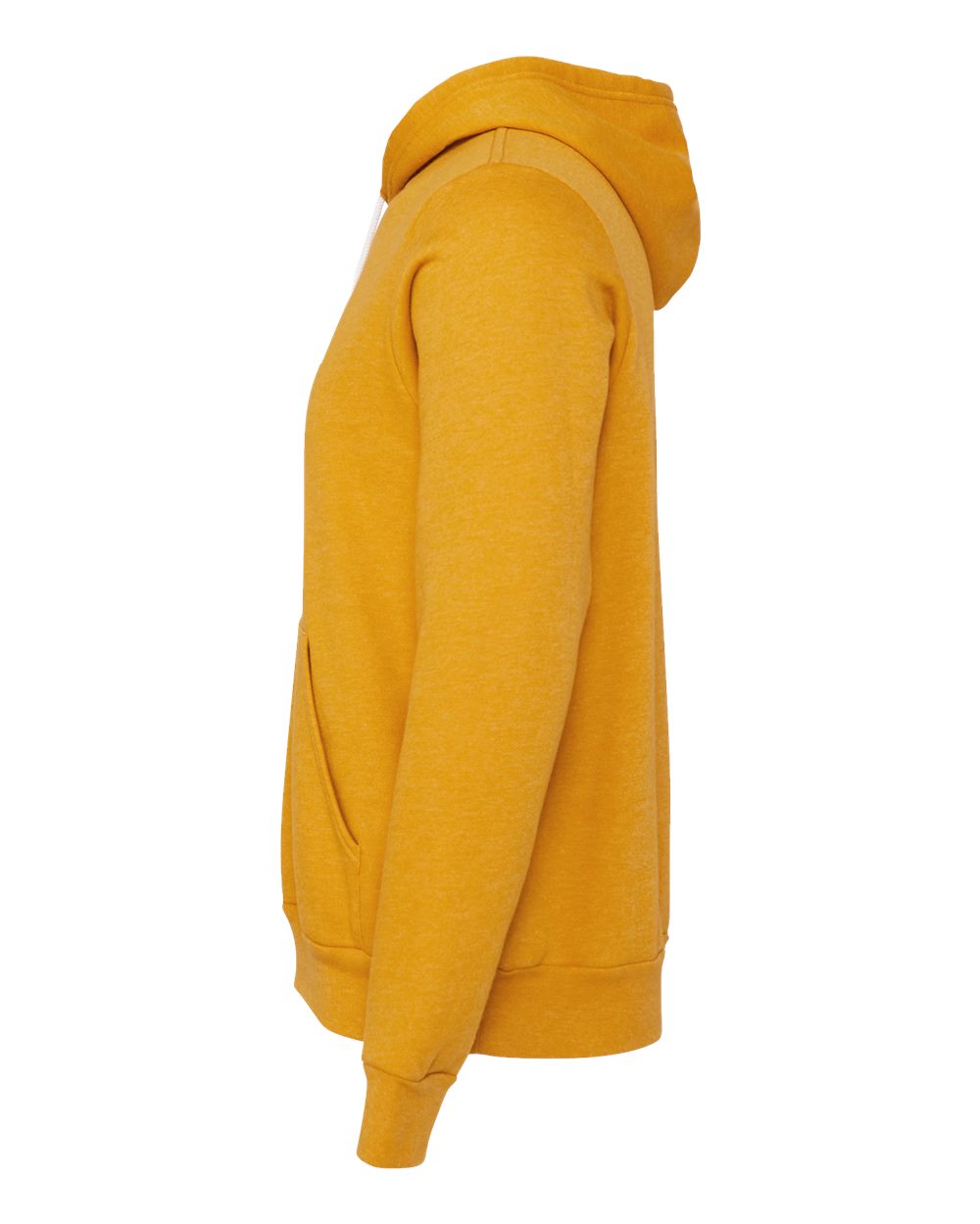 BELLA + CANVAS 3719, Fleece - Premium - Hood, Heather Mustard