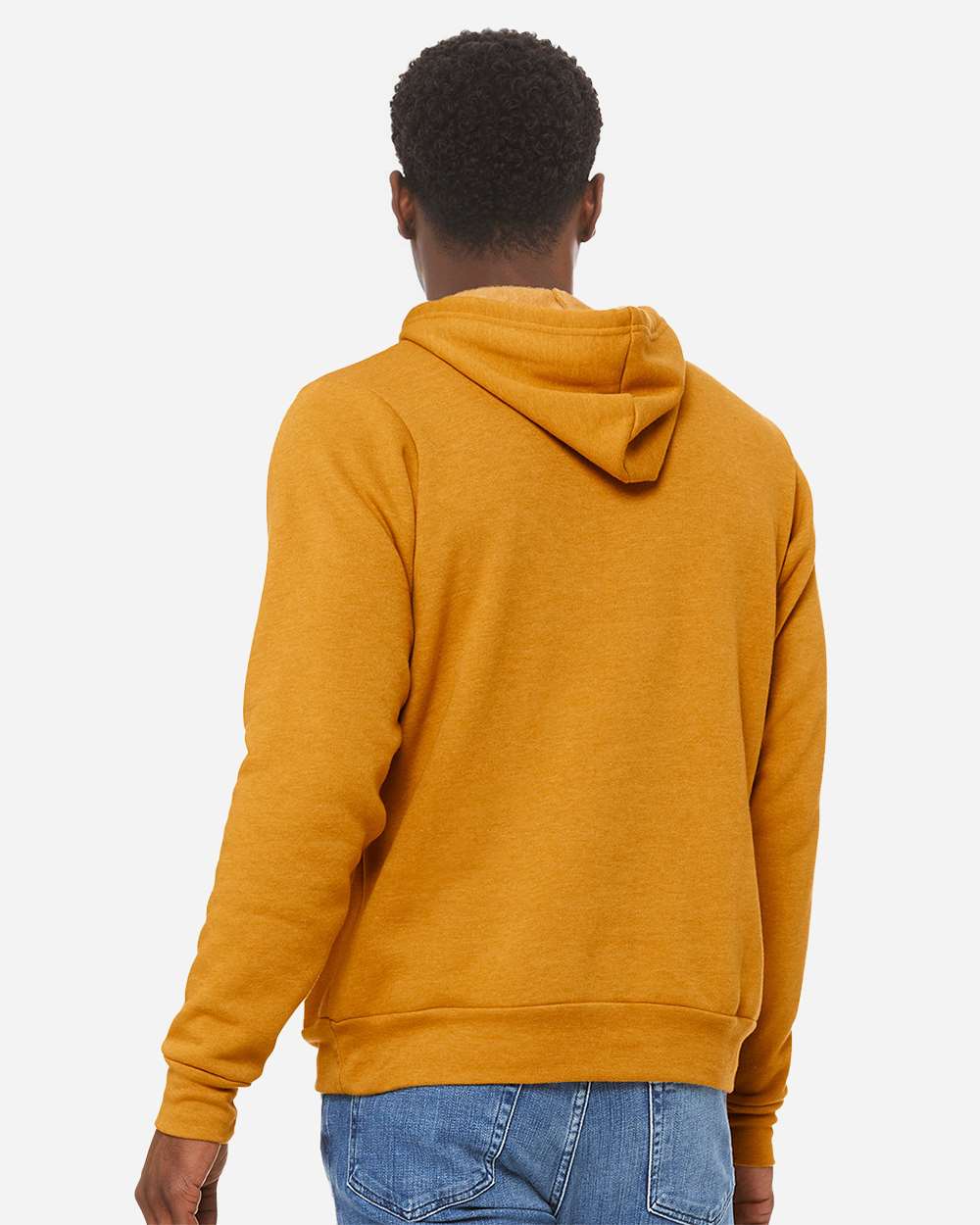 BELLA + CANVAS 3719, Fleece - Premium - Hood, Heather Mustard