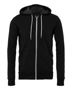 BELLA + CANVAS 3739, Fleece - Premium - Hood, Black Heather