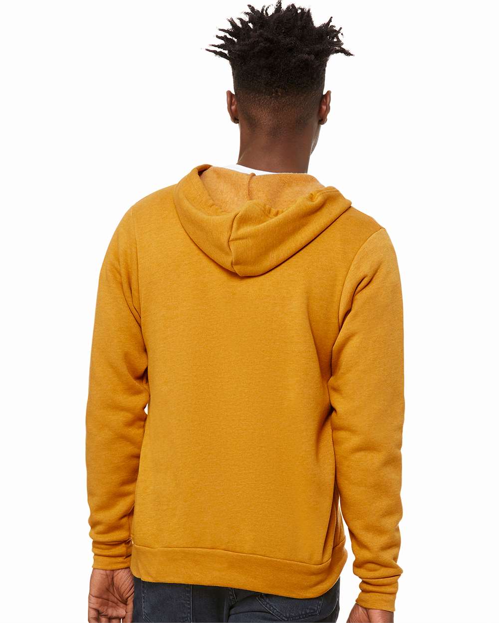 BELLA + CANVAS 3739, Fleece - Premium - Hood, Heather Mustard