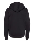 BELLA + CANVAS 3739Y, Fleece - Premium - Hood, Black