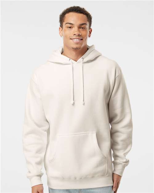 Independent Trading Co. IND4000, Unisex Heavyweight Hooded Sweatshirt, Bone