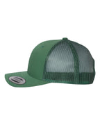YP Classics 6606, Retro Trucker Cap, Evergreen