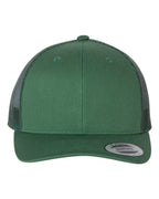 YP Classics 6606, Retro Trucker Cap, Evergreen