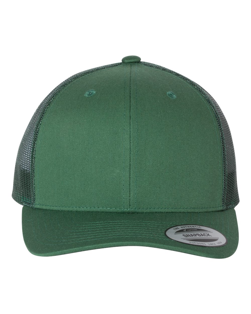 YP Classics 6606, Retro Trucker Cap, Evergreen