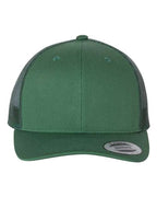 YP Classics 6606, Retro Trucker Cap, Evergreen