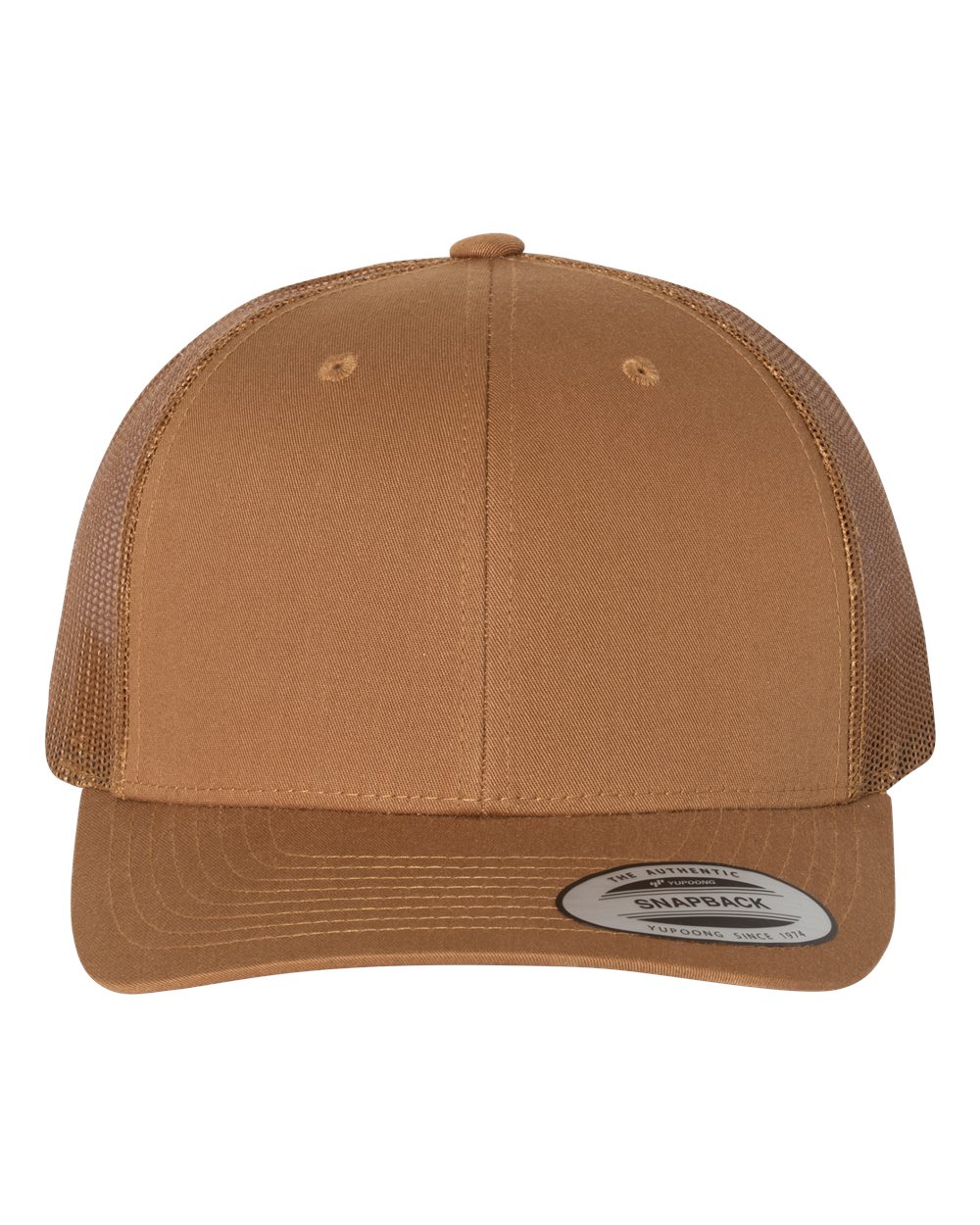 YP Classics 6606, Retro Trucker Cap, Caramel