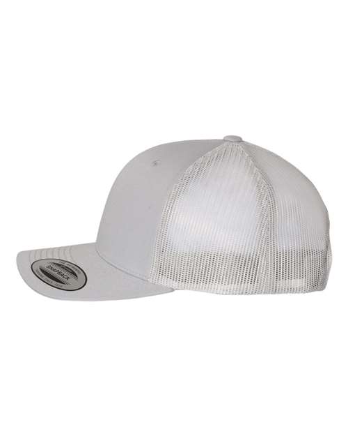 YP Classics 6606, Retro Trucker Cap, Silver