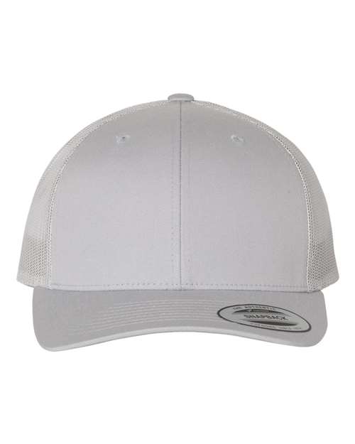 YP Classics 6606, Retro Trucker Cap, Silver