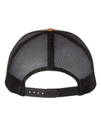 YP Classics 6606, Retro Trucker Cap, Caramel/ Black