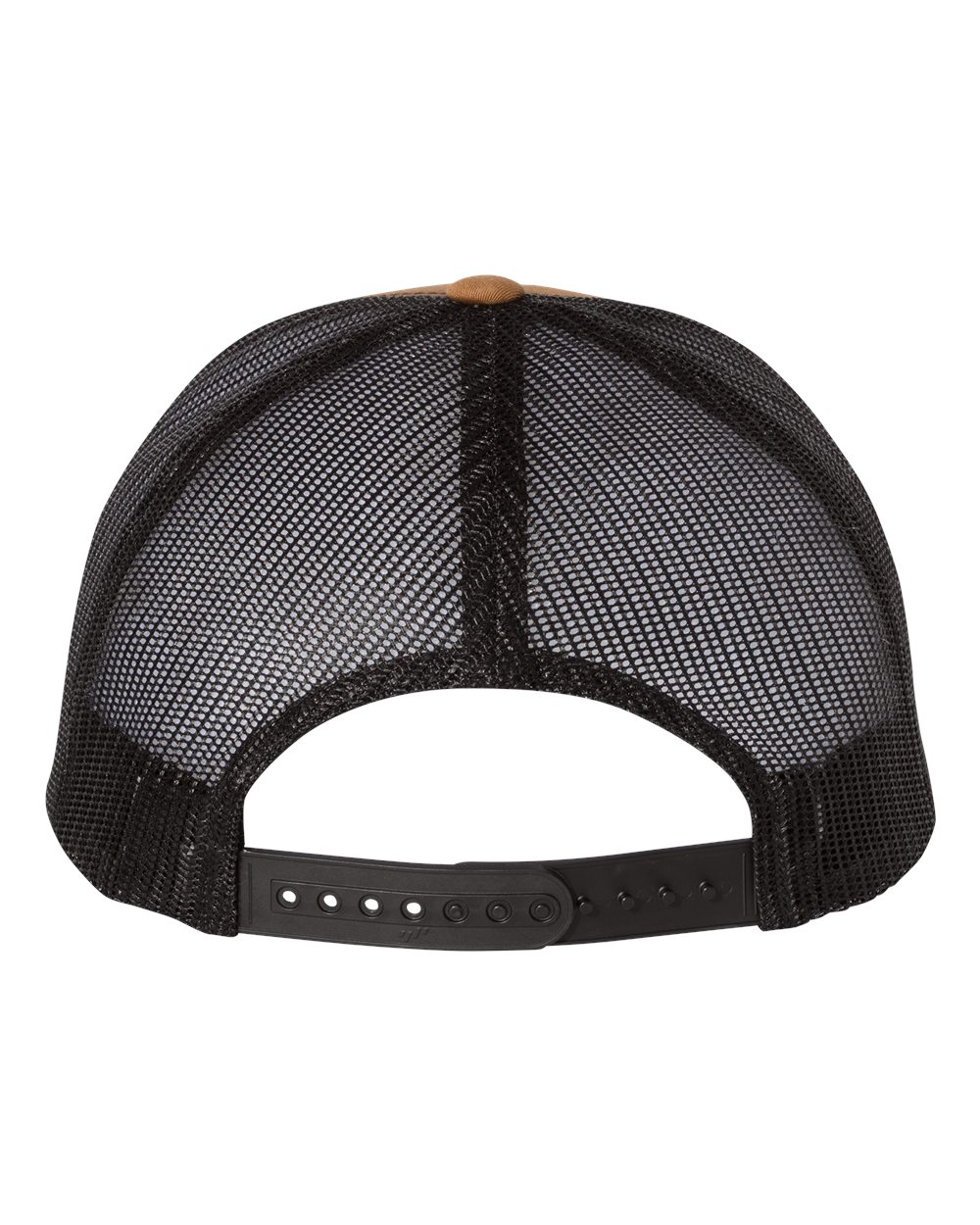 YP Classics 6606, Retro Trucker Cap, Caramel/ Black