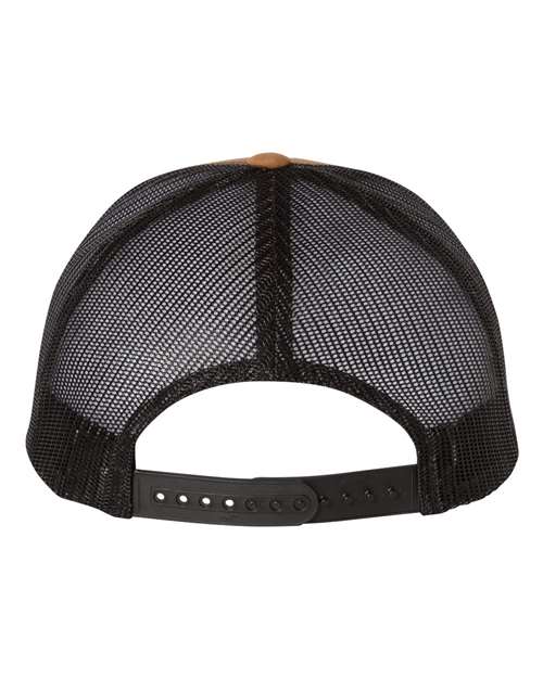 YP Classics 6606, Retro Trucker Cap, Caramel/ Black