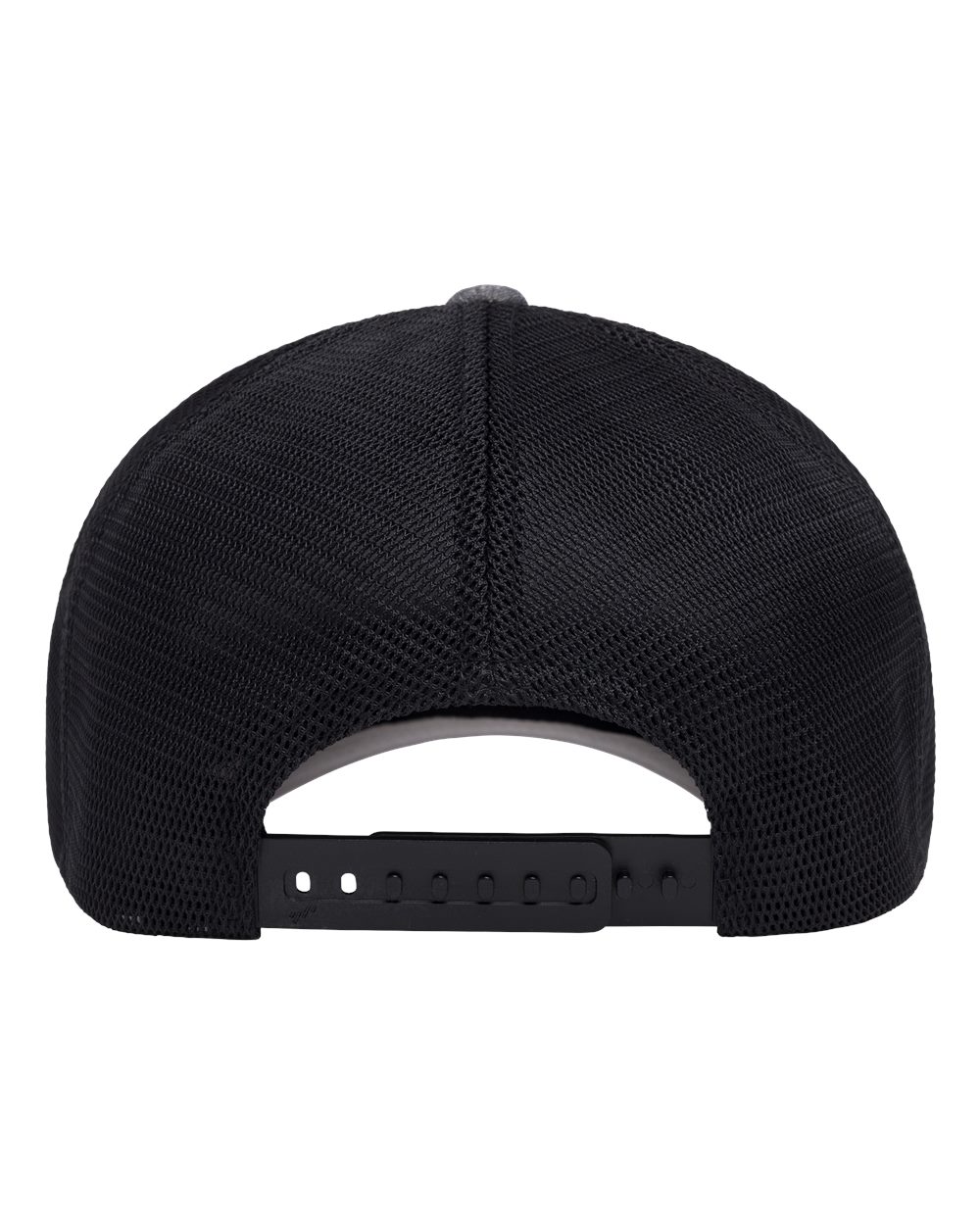 Flexfit 110M, 8128 110 Mesh-back Cap, Melange Charcoal/ Black