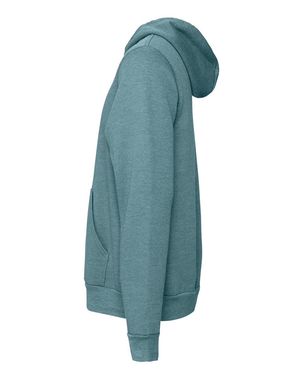 BELLA + CANVAS 3719, Fleece - Premium - Hood, Heather Deep Teal