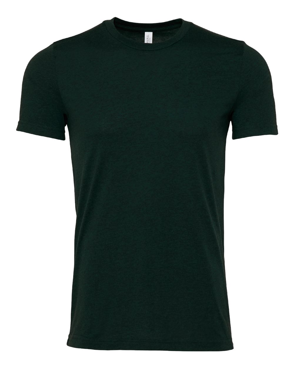 BELLA + CANVAS 3001CVC, T-Shirts - Premium, Heather Emerald