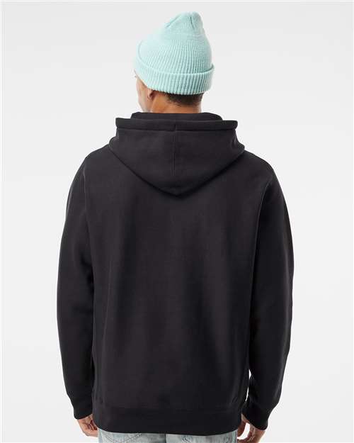 Independent Trading Co. IND5000P, Unisex Legend Premium Heavyweight Cross-grain Hooded Sweatshirt, Black
