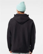 Independent Trading Co. IND5000P, Unisex Legend Premium Heavyweight Cross-grain Hooded Sweatshirt, Black