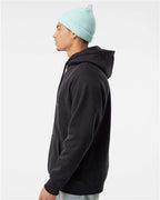 Independent Trading Co. IND5000P, Unisex Legend Premium Heavyweight Cross-grain Hooded Sweatshirt, Black