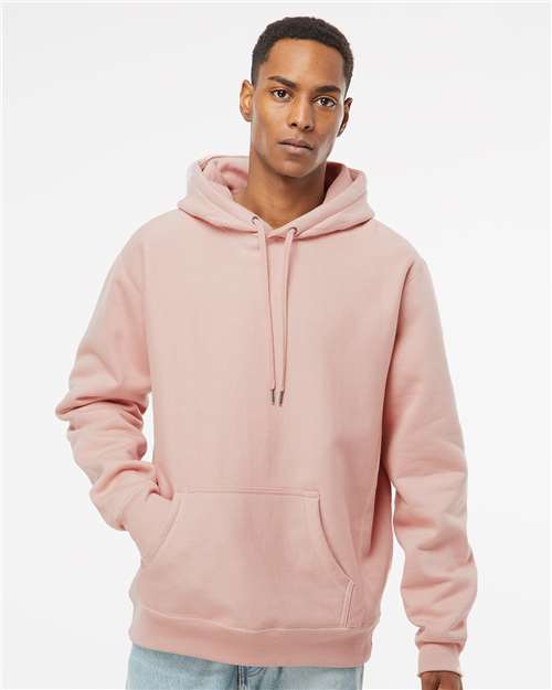 Independent Trading Co. IND5000P, Unisex Legend Premium Heavyweight Cross-grain Hooded Sweatshirt, Dusty Pink