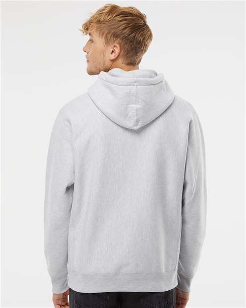 Independent Trading Co. IND5000P, Unisex Legend Premium Heavyweight Cross-grain Hooded Sweatshirt, Grey Heather